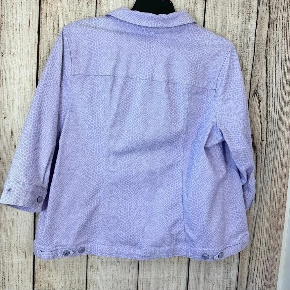 Denim&co women’s jacket size 1X - Picture 4 of 9